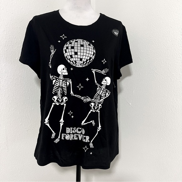 NWOT Skeleton Disco Dancers Shirt “Disco Fever” XXL ( Runs Small) Fits Large - Picture 1 of 5